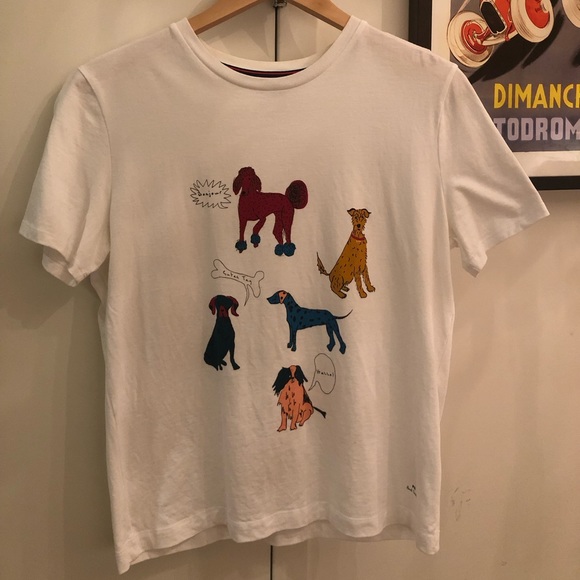 PS Paul Smith Tops - ⛔️SOLD⛔️ PS Paul Smith 🐶 Unique Graphic Tee T-Shirt